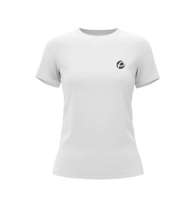 Round Neck White Women T-Shirt