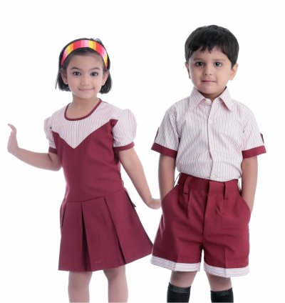 Maroon & Pink Harmony School Uniform